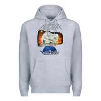 Heather Grey anthrax – persistence of time 30th anniversary tank top Premium Hoodie - linhVisuals