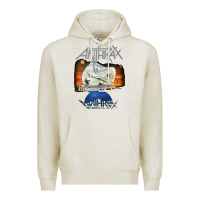 Oatmeal Heather anthrax – persistence of time 30th anniversary tank top Premium Hoodie - linhVisuals