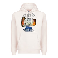Pale Pink anthrax – persistence of time 30th anniversary tank top Premium Hoodie - linhVisuals