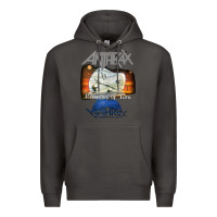 Smoke anthrax – persistence of time 30th anniversary tank top Premium Hoodie - linhVisuals