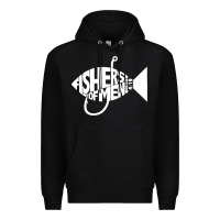 Black matching church christian group bible verse fishers of men pullover ho Premium Hoodie - linhVisuals