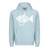 Blue Mist matching church christian group bible verse fishers of men pullover ho Premium Hoodie - linhVisuals