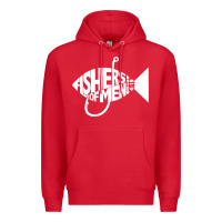 Red matching church christian group bible verse fishers of men pullover ho Premium Hoodie - linhVisuals