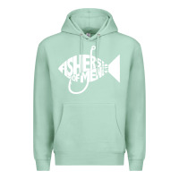 Seafoam matching church christian group bible verse fishers of men pullover ho Premium Hoodie - linhVisuals