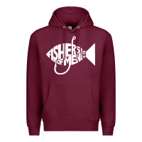 Burgundy matching church christian group bible verse fishers of men pullover ho Premium Hoodie - linhVisuals