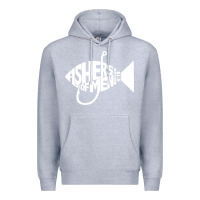 Heather Grey matching church christian group bible verse fishers of men pullover ho Premium Hoodie - linhVisuals