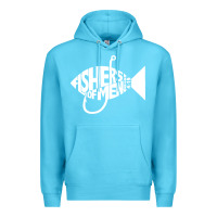 Ocean Blue matching church christian group bible verse fishers of men pullover ho Premium Hoodie - linhVisuals