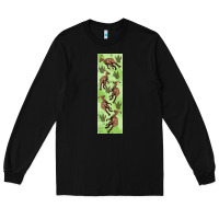 Black dinosaur parasaurolophus pen wrap Long Sleeve Tee - Artiststas