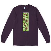 Plum dinosaur parasaurolophus pen wrap Long Sleeve Tee - Artiststas