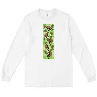 White dinosaur parasaurolophus pen wrap Long Sleeve Tee - Artiststas