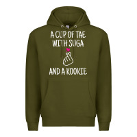 Army Green korean drama kdrama tae suga kookie t shirt Premium Hoodie - linhVisuals