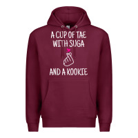 Burgundy korean drama kdrama tae suga kookie t shirt Premium Hoodie - linhVisuals
