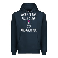 Navy korean drama kdrama tae suga kookie t shirt Premium Hoodie - linhVisuals