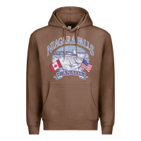 Chestnut americana niagara falls scene canada america flags sweatshirt Premium Hoodie - linhVisuals