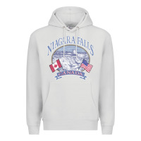 Dove Grey americana niagara falls scene canada america flags sweatshirt Premium Hoodie - linhVisuals