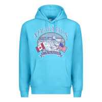 Ocean Blue americana niagara falls scene canada america flags sweatshirt Premium Hoodie - linhVisuals