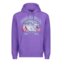 Purple americana niagara falls scene canada america flags sweatshirt Premium Hoodie - linhVisuals