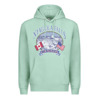 Seafoam americana niagara falls scene canada america flags sweatshirt Premium Hoodie - linhVisuals