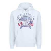 White americana niagara falls scene canada america flags sweatshirt Premium Hoodie - linhVisuals