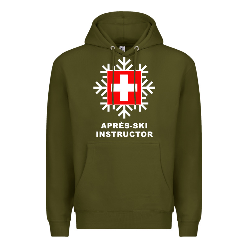Après Ski Instructor Sweatshirt Premium Hoodie by linhVisuals | Teevron