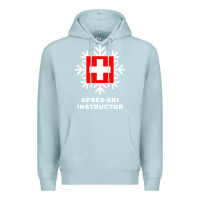 Blue Mist après ski instructor sweatshirt Premium Hoodie - linhVisuals