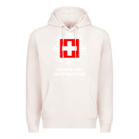 Pale Pink après ski instructor sweatshirt Premium Hoodie - linhVisuals