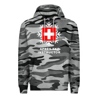 Slate Camo après ski instructor sweatshirt Premium Hoodie - linhVisuals