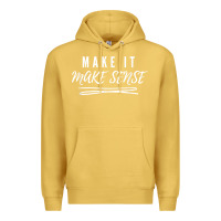 Antique Gold make it make sense funny catchphrase t shirt Premium Hoodie - linhVisuals