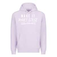 Lilac make it make sense funny catchphrase t shirt Premium Hoodie - linhVisuals