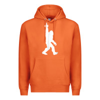 Carrot funny bigfoot middle finger for squatch believers t shirt Premium Hoodie - linhVisuals