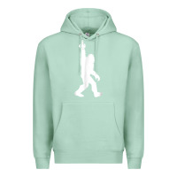 Seafoam funny bigfoot middle finger for squatch believers t shirt Premium Hoodie - linhVisuals