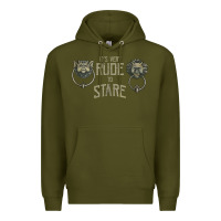 Army Green it's very rude to stare labyrinth door knocker tank top Premium Hoodie - linhVisuals