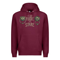 Burgundy it's very rude to stare labyrinth door knocker tank top Premium Hoodie - linhVisuals