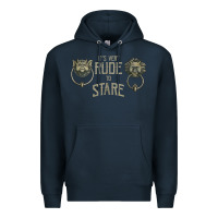 Navy it's very rude to stare labyrinth door knocker tank top Premium Hoodie - linhVisuals