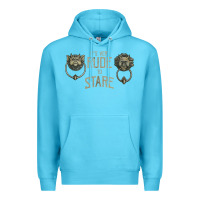 Ocean Blue it's very rude to stare labyrinth door knocker tank top Premium Hoodie - linhVisuals