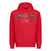 Red it's very rude to stare labyrinth door knocker tank top Premium Hoodie - linhVisuals