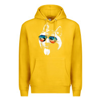 Lemon american akita shirts with glasses sunglasses retro style t shirt Premium Hoodie - linhVisuals
