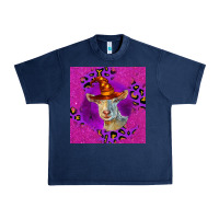 Navy Halloween Saanen Goat Urban Heavy Tee - LillyAllenDesigns