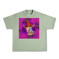 Oil Green Halloween Saanen Goat Urban Heavy Tee - LillyAllenDesigns