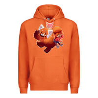Carrot turning red Merch Premium Hoodie - linhVisuals
