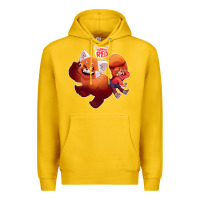 Lemon turning red Merch Premium Hoodie - linhVisuals