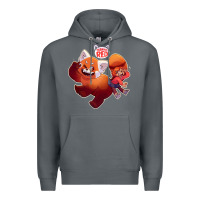 Rock turning red Merch Premium Hoodie - linhVisuals
