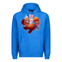 True Royal turning red Merch Premium Hoodie - linhVisuals