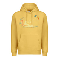 Antique Gold kite kiteboarding kiting kitesurfing kitesurf gift premium t shirt Premium Hoodie - linhVisuals