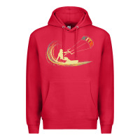 Cardinal kite kiteboarding kiting kitesurfing kitesurf gift premium t shirt Premium Hoodie - linhVisuals