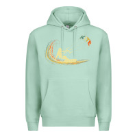 Seafoam kite kiteboarding kiting kitesurfing kitesurf gift premium t shirt Premium Hoodie - linhVisuals