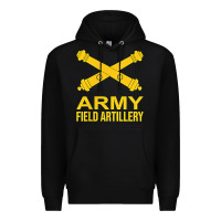 Black army field artillery branch us usa t shirt Premium Hoodie - linhVisuals
