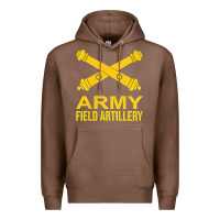 Chestnut army field artillery branch us usa t shirt Premium Hoodie - linhVisuals