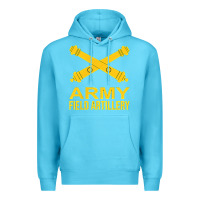 Ocean Blue army field artillery branch us usa t shirt Premium Hoodie - linhVisuals