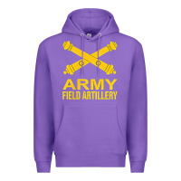 Purple army field artillery branch us usa t shirt Premium Hoodie - linhVisuals